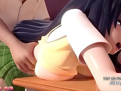 3D Hentai Sex Fucking My School Meet Girl